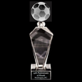 Deco Soccer Ball Crystal Trophy Award