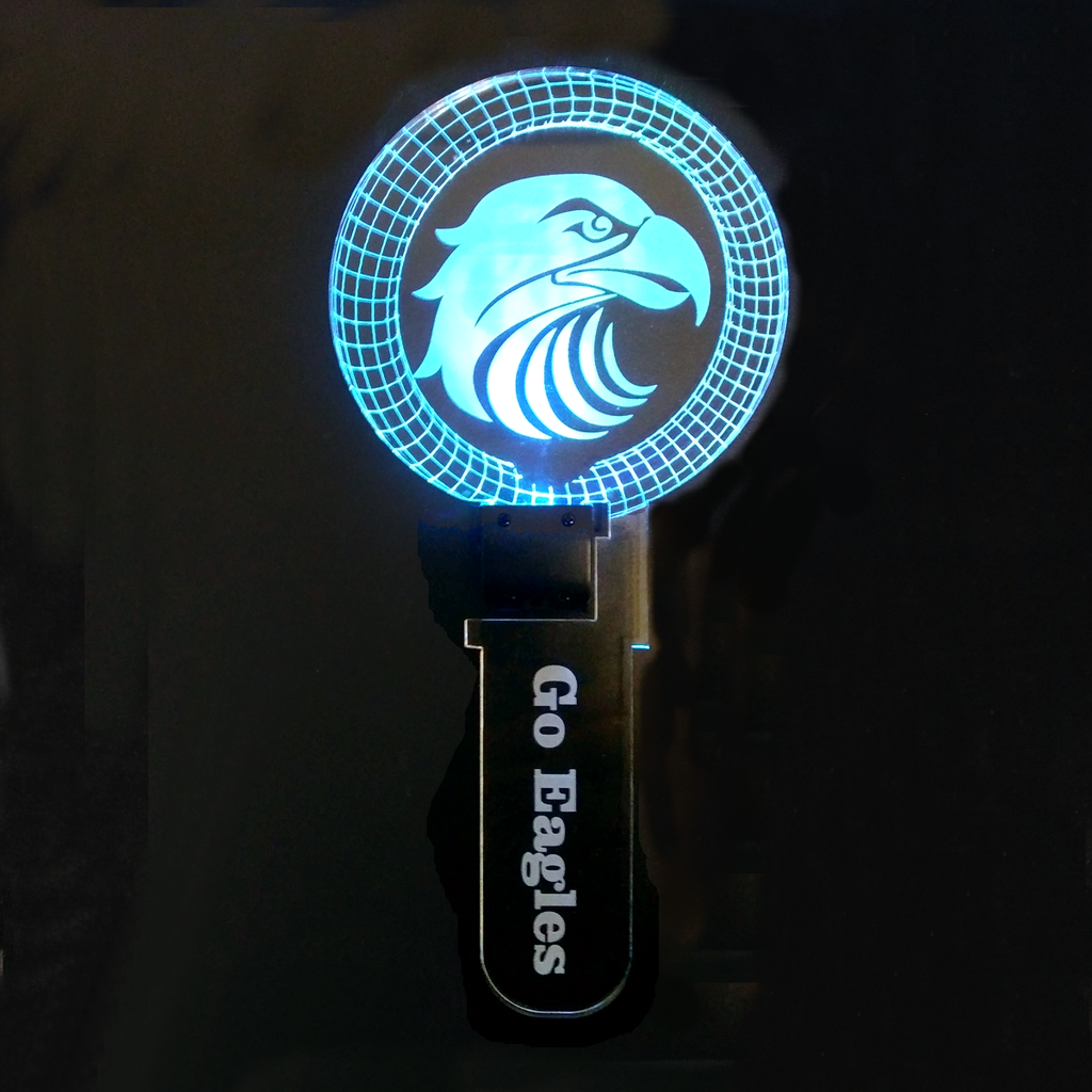 LED Light-Up Spirit Wand for cheer and sports rallies