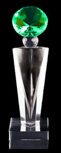 Elegante Diamond Crystal Tower Trophy Award