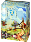 Full Color Crystal Block Trophy Award