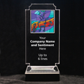 Retro Music Acrylic Full-Color Trophy - Free Form Musical Notes