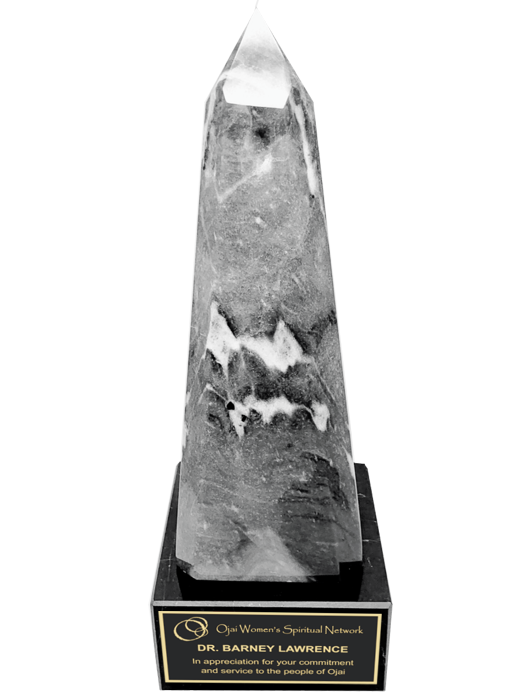 Grey Onyx Obelisk Trophy Award
