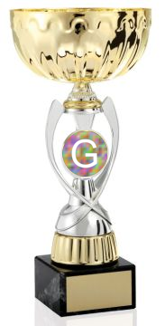 Helix Gold & Silver Metal Cup with Full-Color Disc