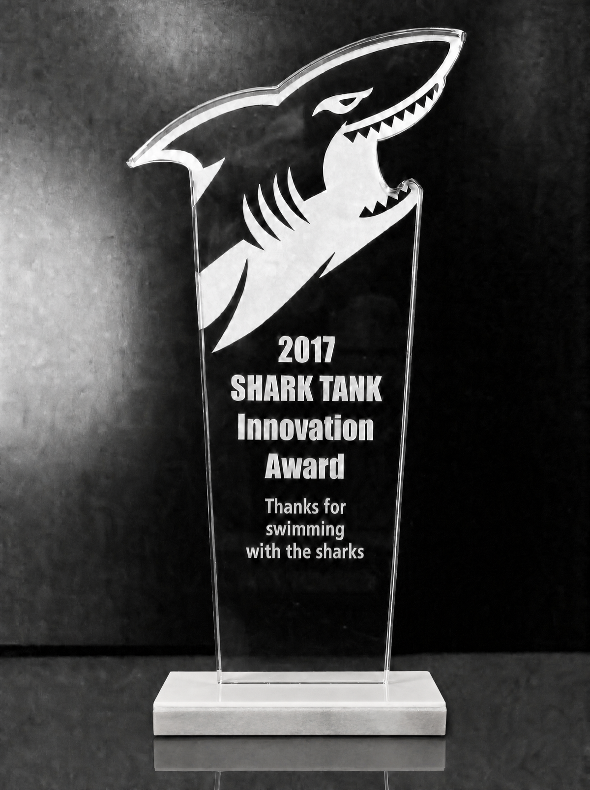 White marble base