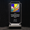 Retro Music Acrylic Full-Color Trophy - Jazz Ensemble