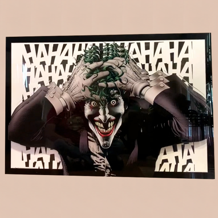 The Joker "Ha Ha Ha" 3D Acrylic Laser Cut Poster