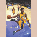 Kobe Bryant 3D Acrylic Laser Cut Poster