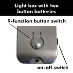 LED Light-Up Spirit Pendant light box for cheer and spirit rallies