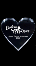 Little Heart Acrylic Paperweight Trophy