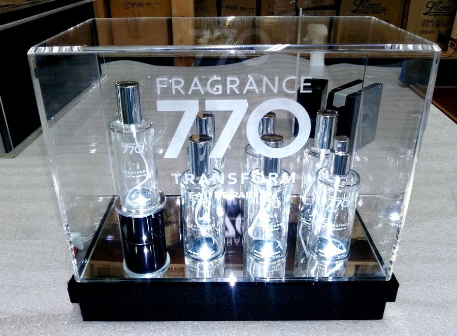 Custom Perfume Display Case