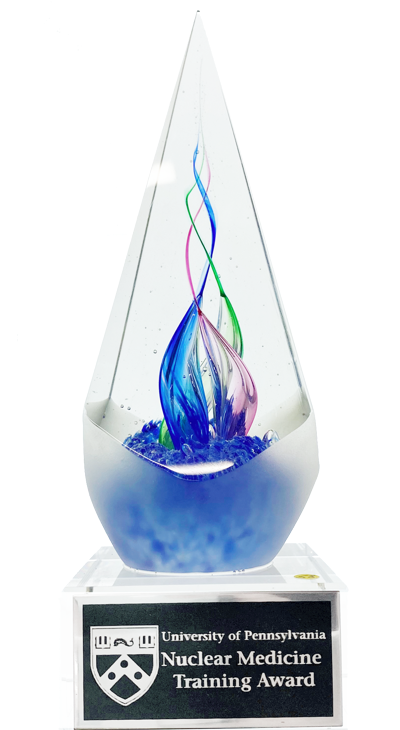 Natures Garden Art Glass Trophy Award 