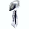 Silver Chrome Football Trophy Award